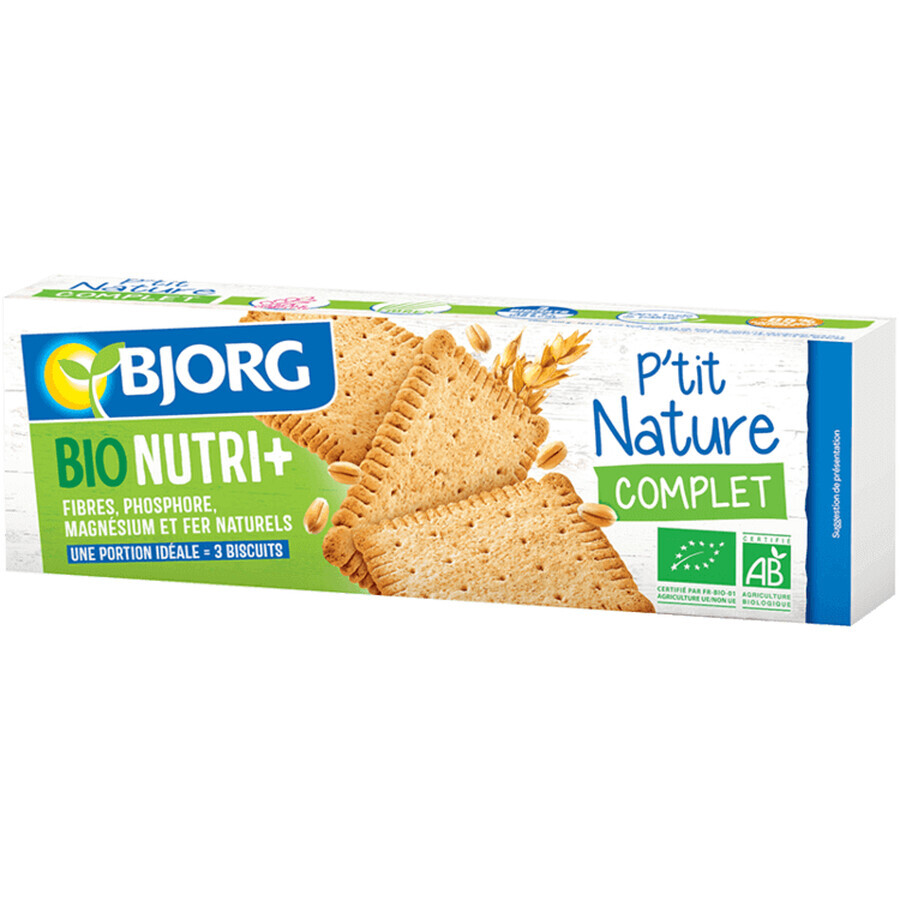 Biscotti integrali naturali Bio Nutri+, 200g, Bjorg