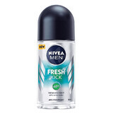 Deodorante roll-on Fresh Kick per uomo, 50 ml, Nivea
