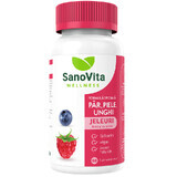 Gelatine con vitamine Capelli Pelle Unghie, 60 pezzi, Sanovita Wellness