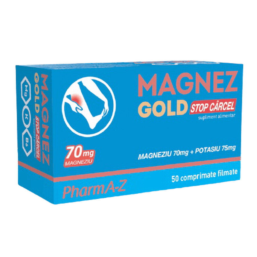 Magnesium Gold Stop Carcel, 50 compresse, PharmA-Z