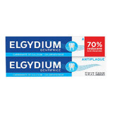 Confezione dentifricio antiplacca, 2 x 100 ml, Elgydium