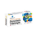 Pancreon Trienzym Enzimi digestivi, 12 capsule, Helcor
