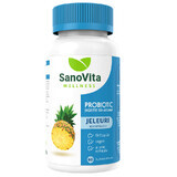 Probiotico gelée al gusto di ananas, 60 pezzi, Sanovita Wellness