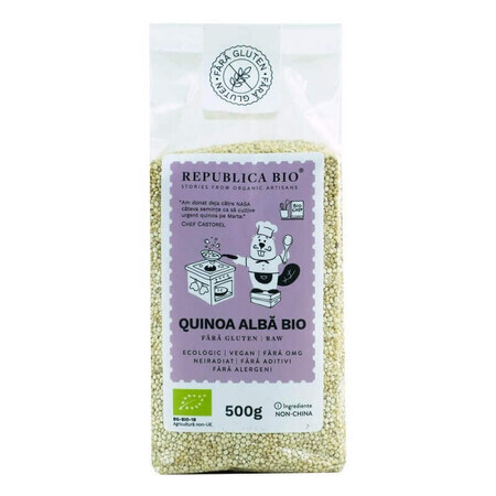 Quinoa bianca biologica, 500 g, Republica Bio