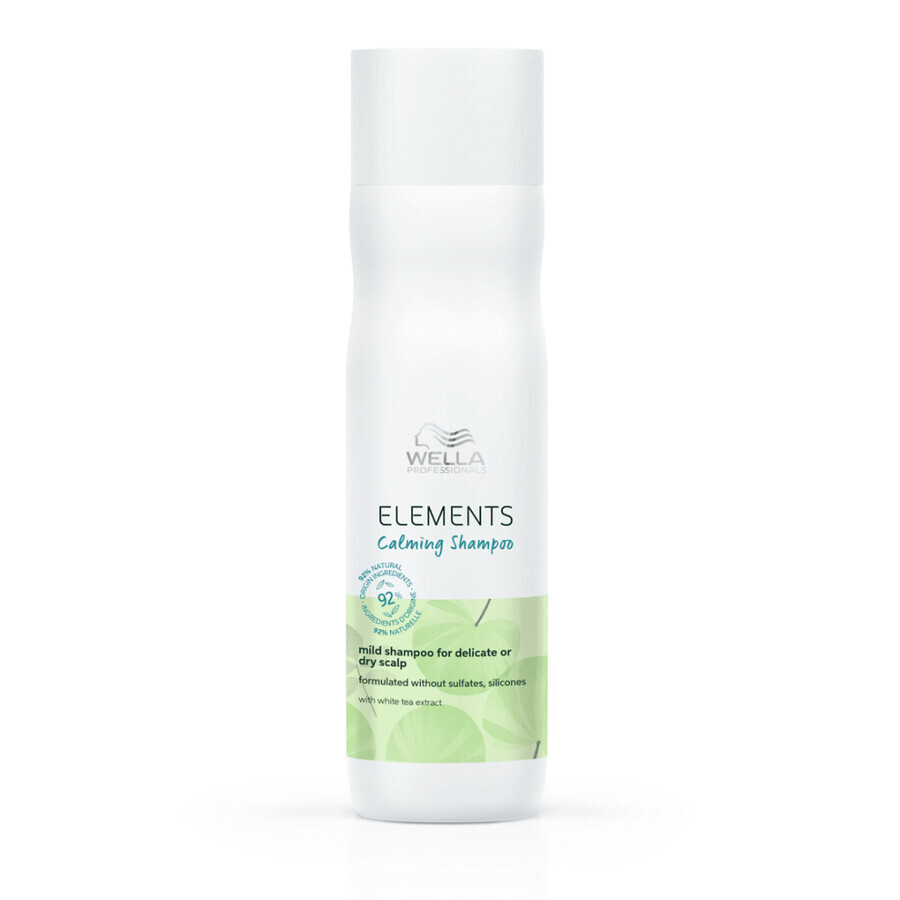 Shampoo lenitivo Elements per cuoio capelluto sensibile, 250 ml, Wella Professionals