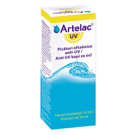 Artelac UV Soluzione Oftalmica anti UV, 10 ml, Bausch + Lomb