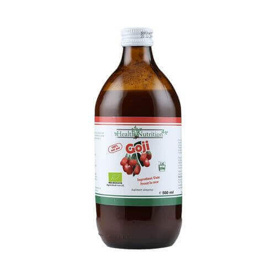 Succo Bio Goji, 500 ml, Salute Nutrizionale