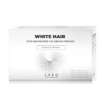 Trattamento contro l'ingrigimento dei capelli per uomo White Hair, 40 fiale, Labo
