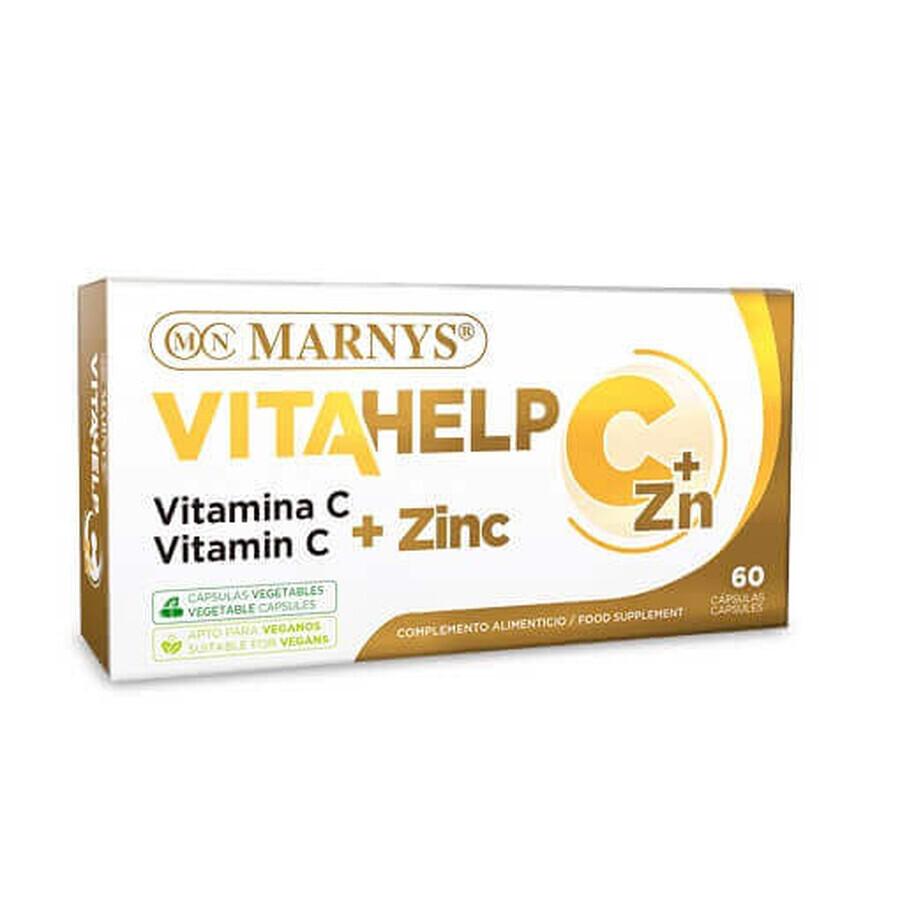 Vitahelp Vitamina C + Zinco, 60 capsule, Marnys