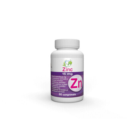 Zinco 15 mg, 60 compresse, Justin Pharma
