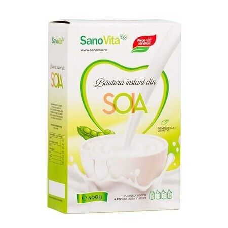 Bevanda istantanea in polvere di soia, 400 g, Sanovita