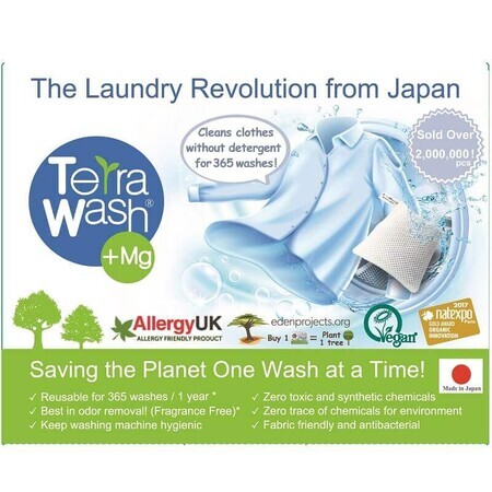 Alternativa al detersivo per bucato, 365 lavaggi, Terra Wash