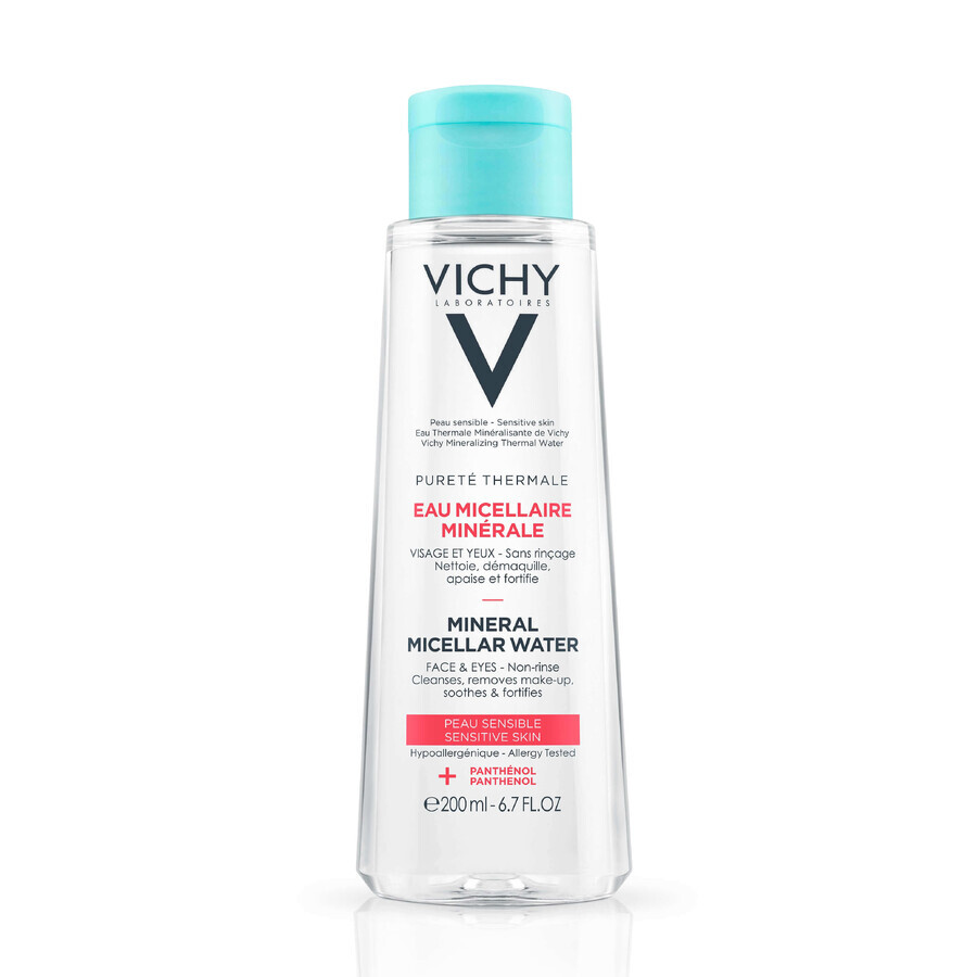 Vichy Purete Thermale - Acqua Micellare Detergente Pelle Sensibile, 200ml