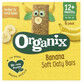 Barrette di cereali biologici con avena integrale e banane Goodies, +12 mesi, 6x 30gr, Organix