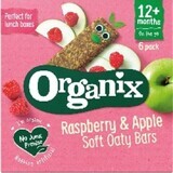 Barrette di avena biologiche con mele e lamponi Goodies, +12 mesi, 6x 30g, Organix