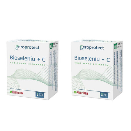 Bioselenio + Vitamina C, 30 + 30 capsule, Parapharm