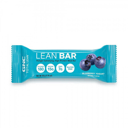Barretta proteica con fibre, yogurt e mirtilli Lean Bar, 50 g, GNC
