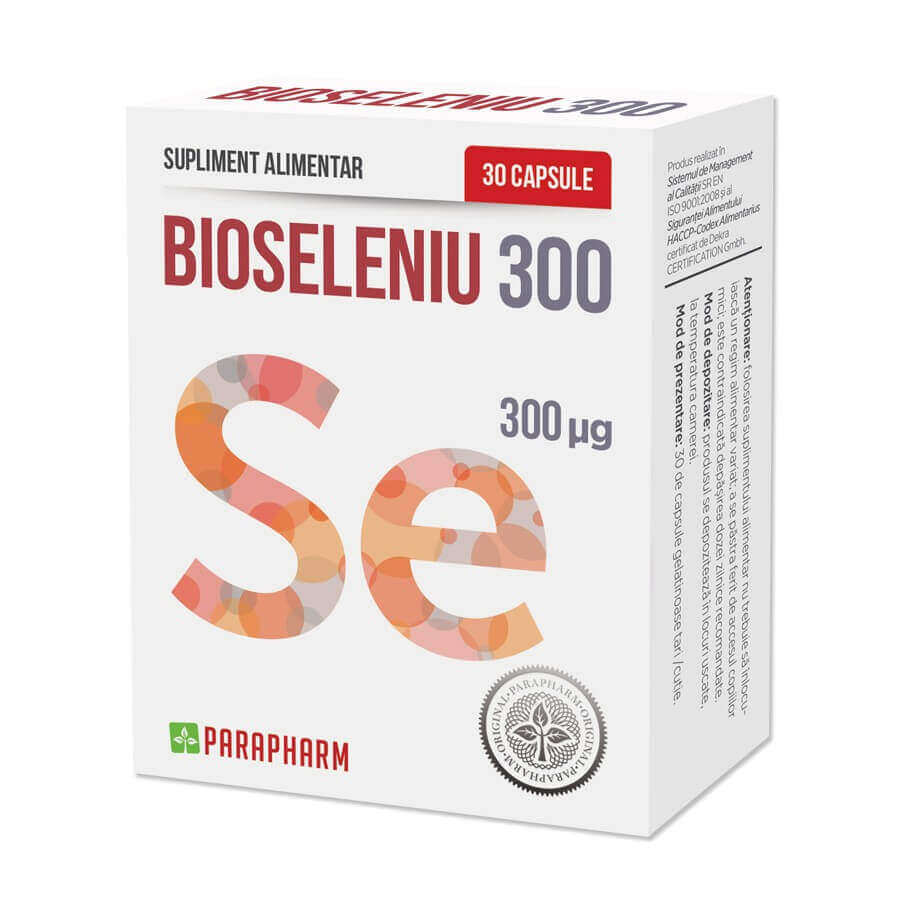 Bioselenio 300, 30 capsule, Parapharm