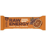 Barretta proteica con arance e fave di cacao, 50 g, Raw Energy
