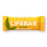 Barretta cruda con maca e baobab Lifebar, 47 g, Lifebar