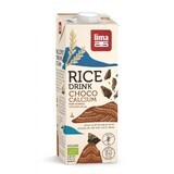 Bevanda di riso biologico con cioccolato, soia e calcio, 1 l, Lima