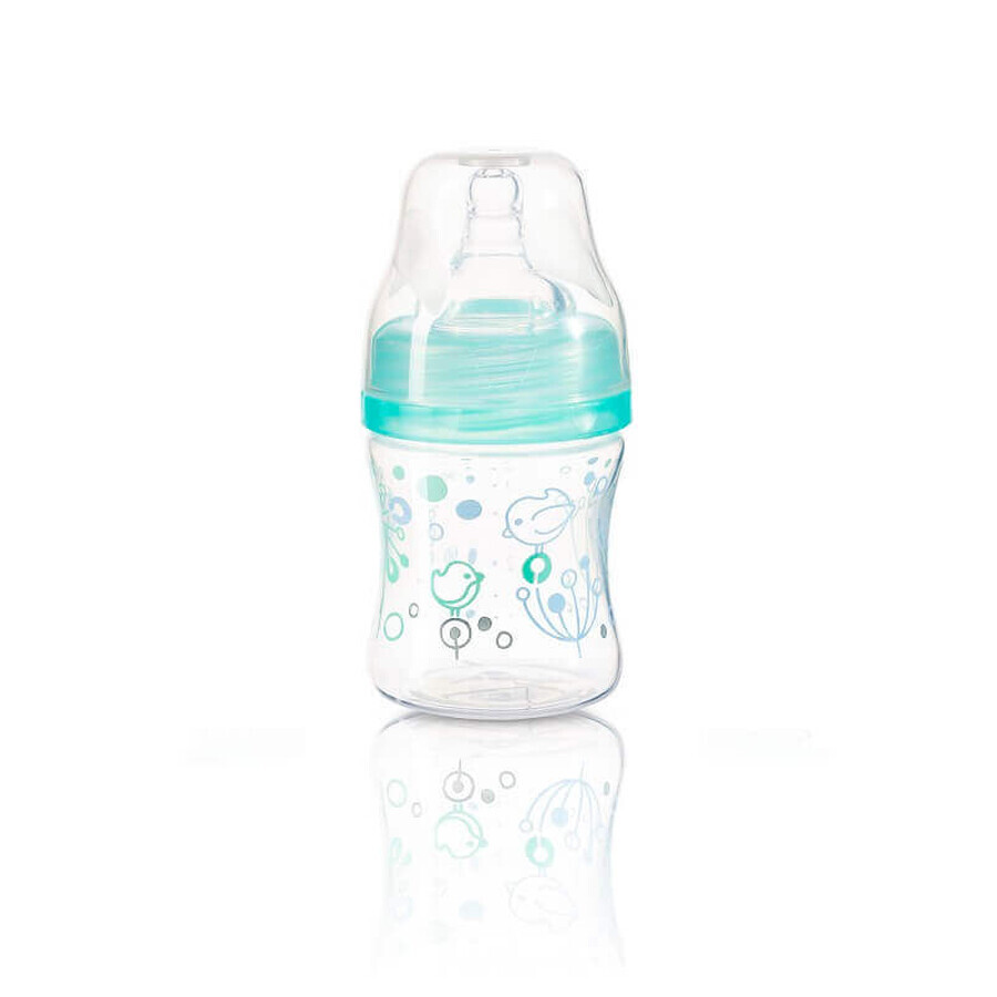 Bottiglia in plastica a collo largo, 120 ml, Babyono