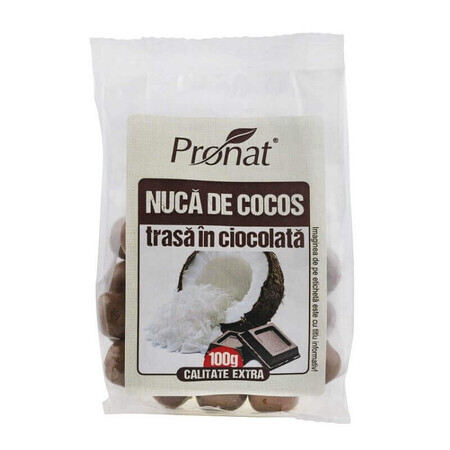 Palline di cocco avvolte nel cioccolato al latte, 100 gr, Pronat