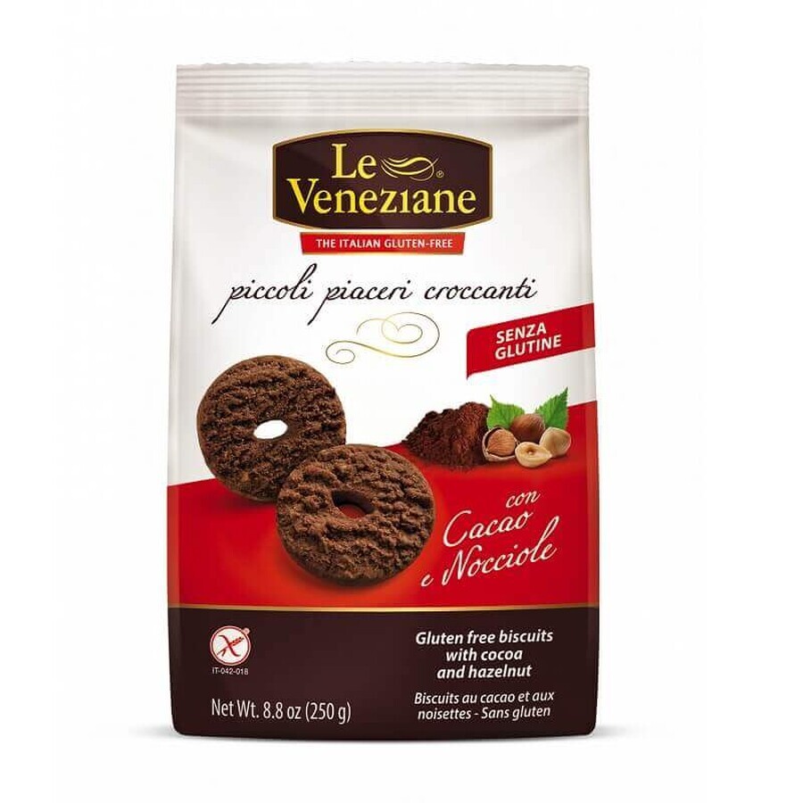 Molino Di Ferro Le Veneziane Biscotti Cacao E Nocciola Senza Glutine 250g