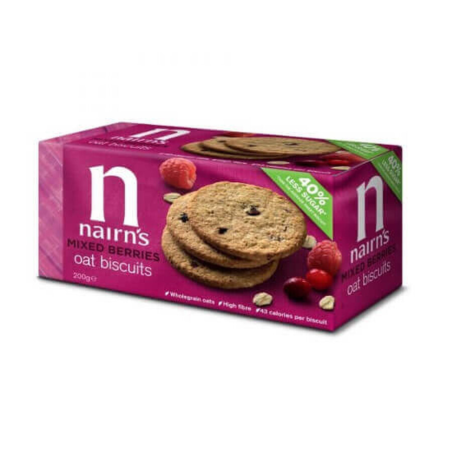 Biscotti di avena con frutti di bosco, 200 gr, Nairns recensioni