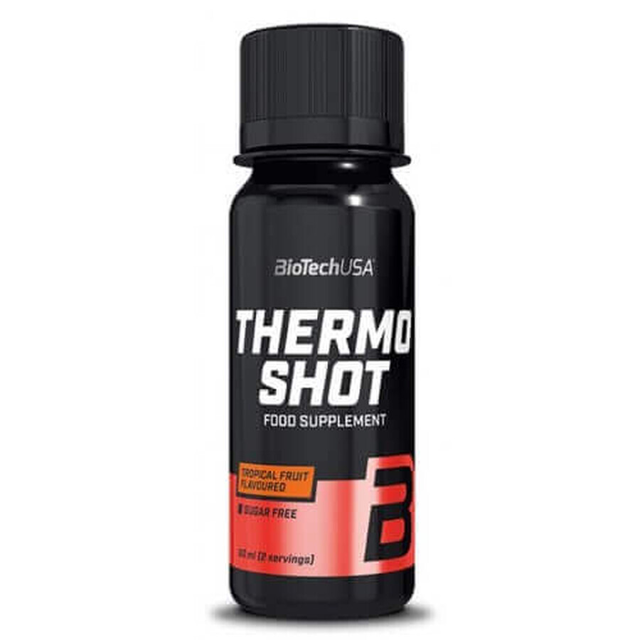 Black Thermo Shot con aroma di frutta tropicale, 60 ml, Biotech USA