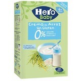 Crema di cereali di riso senza glutine, +4 mesi, 220 g, Hero Baby