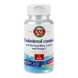 Controllo del colesterolo Riso rosso fermentato COQ10 Omega 3, 30 capsule, Kal