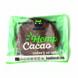 Biscotto biologico con semi di canapa senza glutine, 50 g, Kookiecat