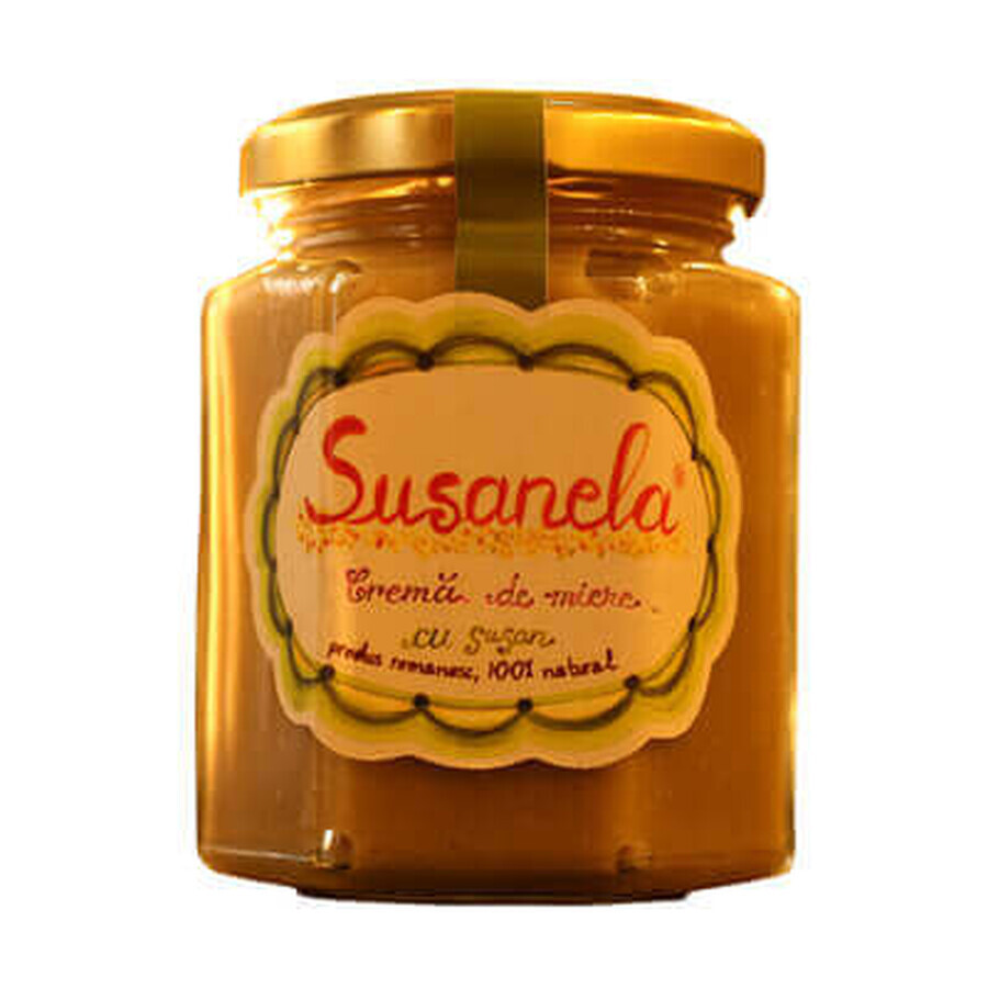 Crema di miele con sesamo, 210 g, Prisaca Transilvania