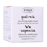 Crema da notte idratante con proteine ​​del latte di capra, 50 ml, Ziaja
