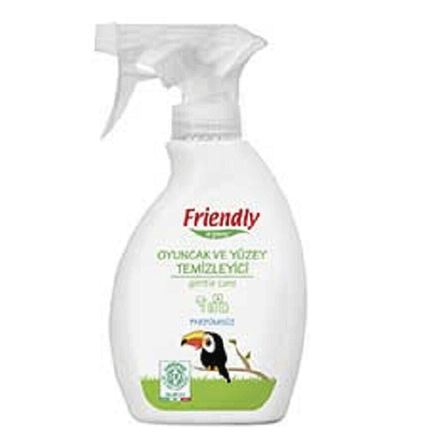 Detergente spray per giocattoli e superfici, 250 ml, Friendly Organic