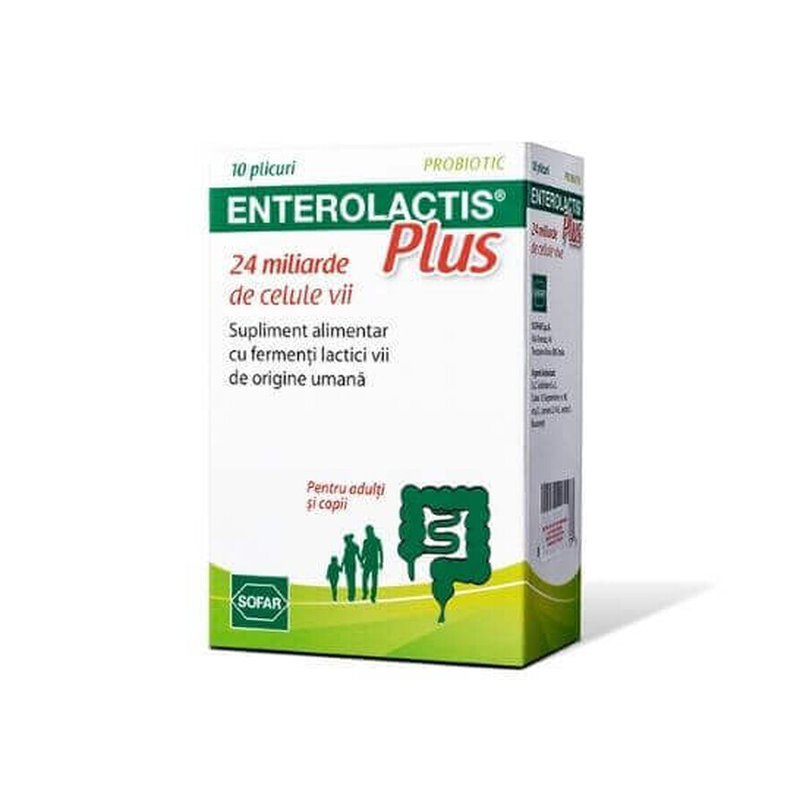 Enterolactis Plus, 10 Bustine, Sofar