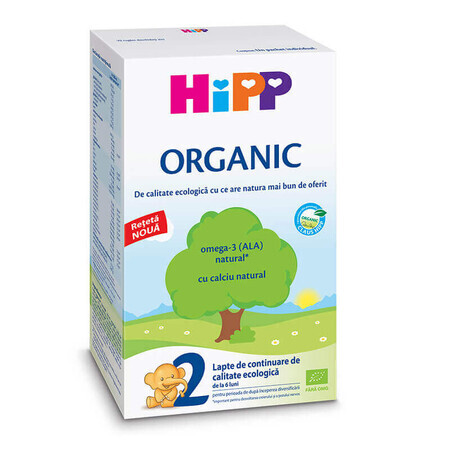 Latte di proseguimento Organic 2 , +6 mesi, 300 g, Hipp