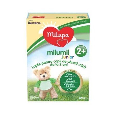 Latte formula Milumil Junior, +2 anni, 600 g, Milupa
