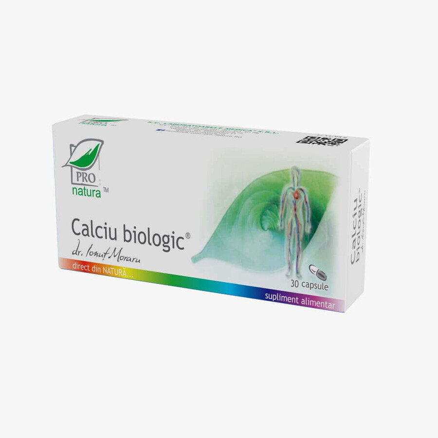 Calcio biologico, 30 capsule, Pro Natura