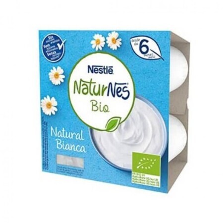 NaturNes® Bio Natural Bianca Nestlè 4 Vasetti Da 90g
