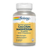 Solaray di calcio, magnesio e vitamina D, 90 capsule, Secom