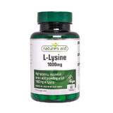 L-Lisina, 1000 mg, 60 compresse, Natures Aid