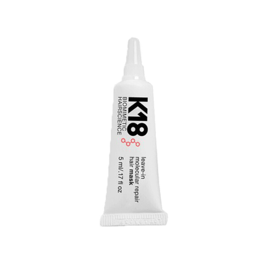 Maschera riparatrice per capelli Leave In, 5 ml, K18