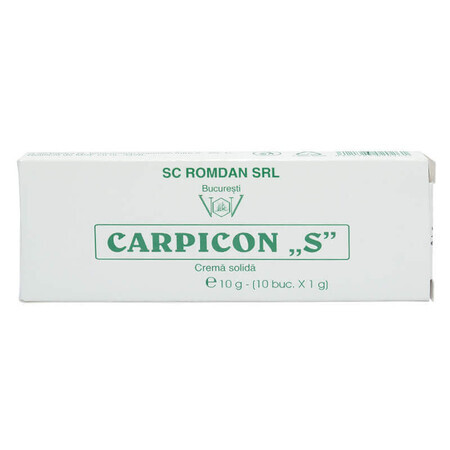 Carpicon S – Supposte, 10 g, Romdan