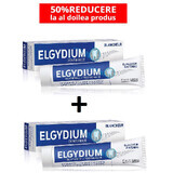 Pacchetto dentifricio sbiancante, 75 + 75 ml, Elgydium Clinic (50% di sconto sul secondo prodotto)