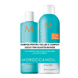 Confezione Shampoo extra volume e Shampoo Secco, 250+323ml, Moroccanoil