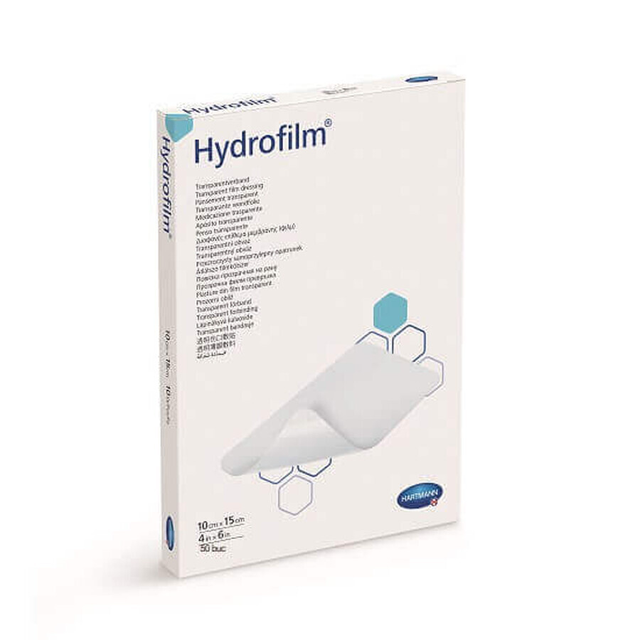 Medicazione in idrofilm 10cm x 15cm, 50 pz, Hartmann