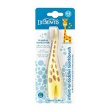 Spazzolino per bambini Super Soft Girafa, 0-3 anni, Dr. Browns