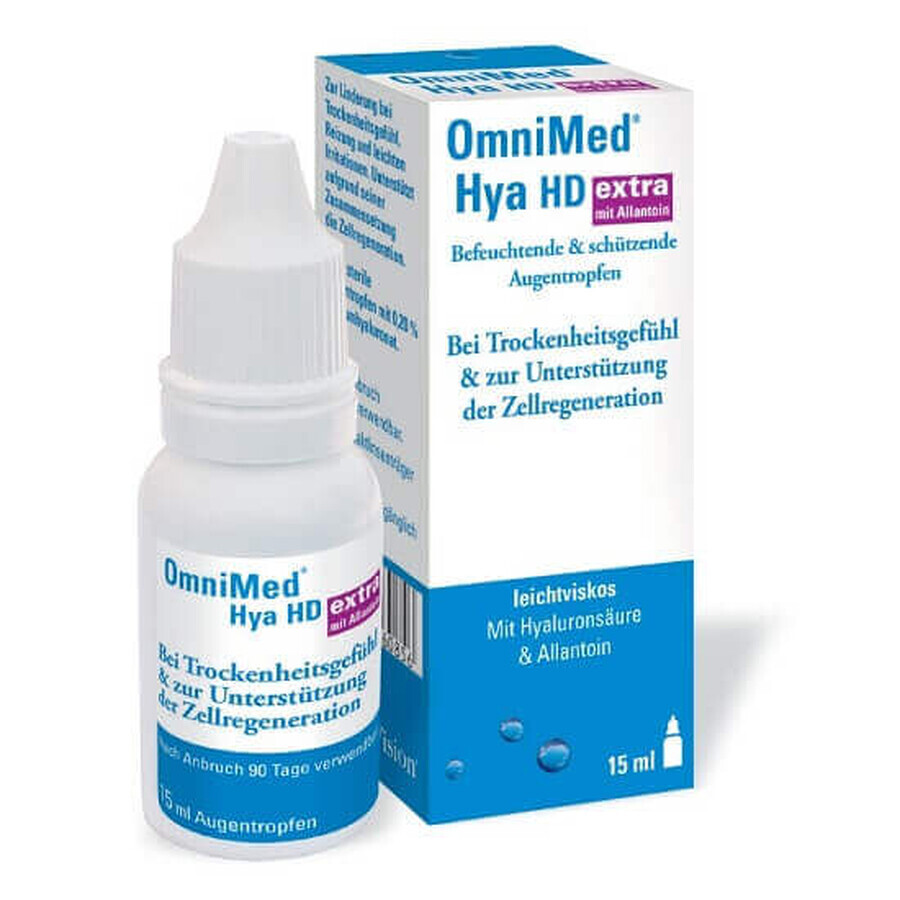 OmniMed Hya HD Extra 0,2% Gocce Oculari, 15 ml, Alcon